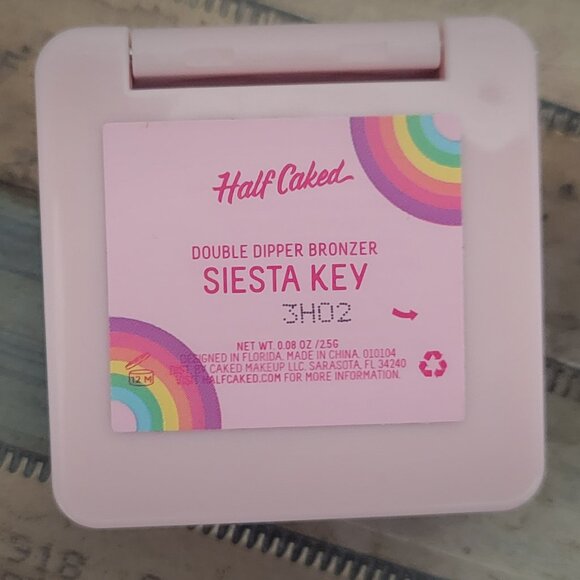 Half Caked DOUBLE DIPPER Bronzer Single in SIESTA KEY 2.5g/.08oz Travel Size - Picture 2 of 3